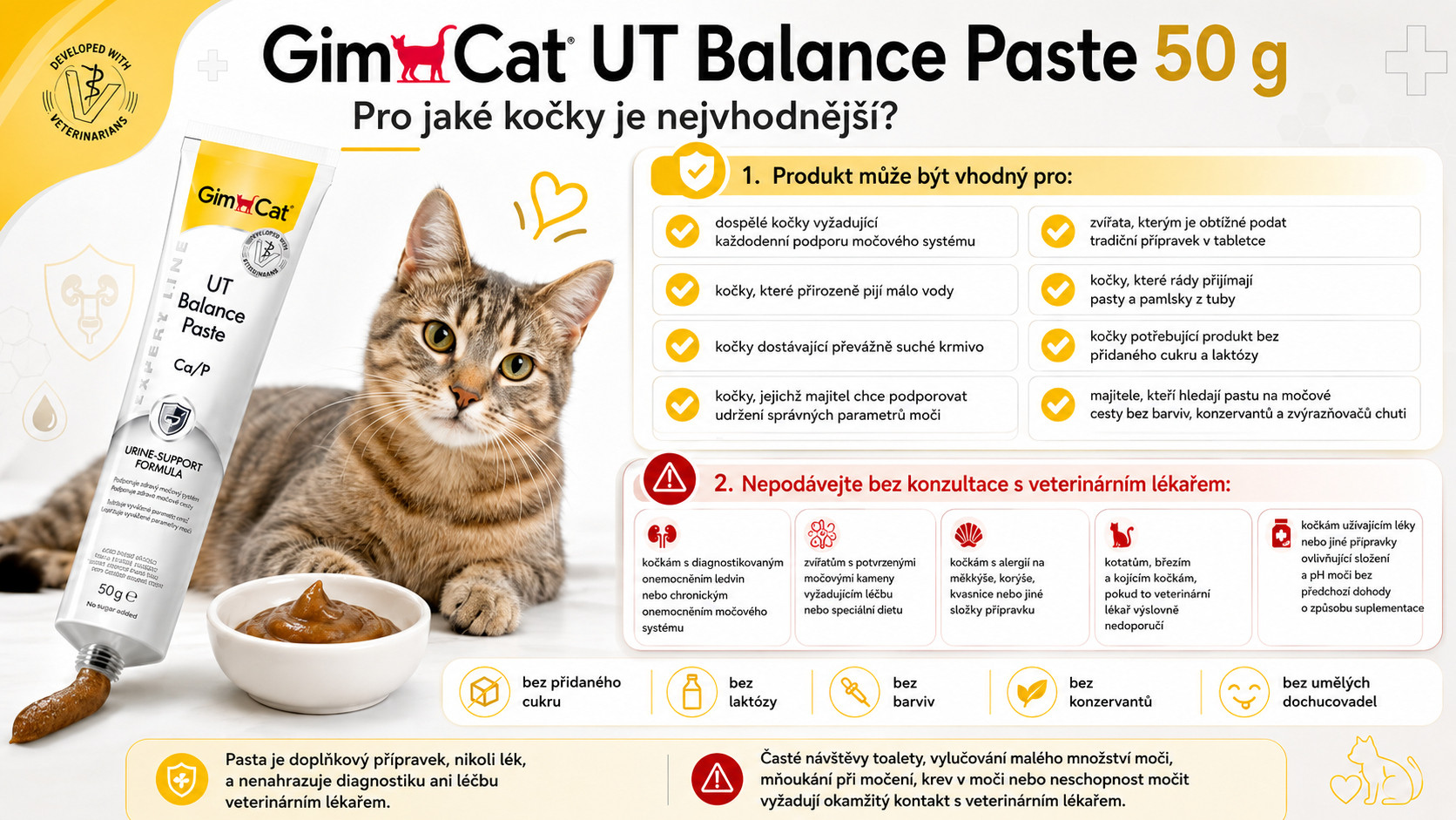 GIMCAT UT Balance Paste – pamlsek pro kočku – 50g - foto 2