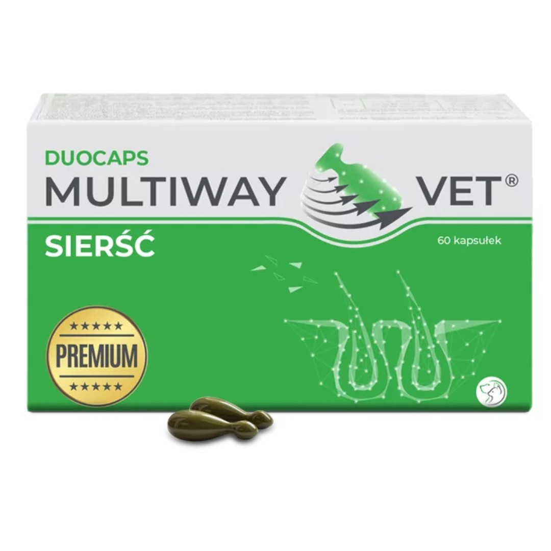 JM SANTE Multiway Vet Duocaps - twist-off kapsle na srst a kůži pro psy a kočky – 60 ks - foto 2