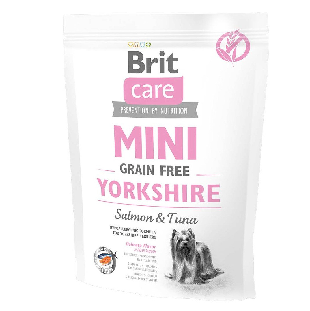 BRIT Care Mini Grain-Free Yorkshire Salmon and tuna - suché krmivo pro psy - 400g - foto 1