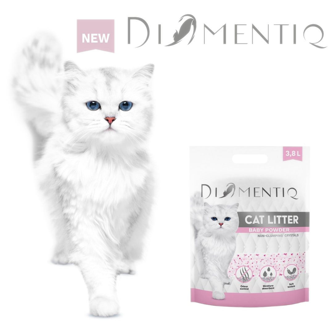DIAMENTIQ Baby Powder - Stelivo pro kočky - 3,8 l - foto 4