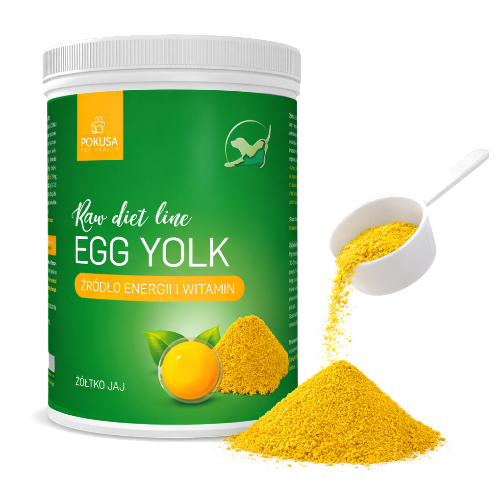 POKUSA Egg Yolk RawDietLine - doplňky stravy pro psy a kočky - 800 g - foto 3