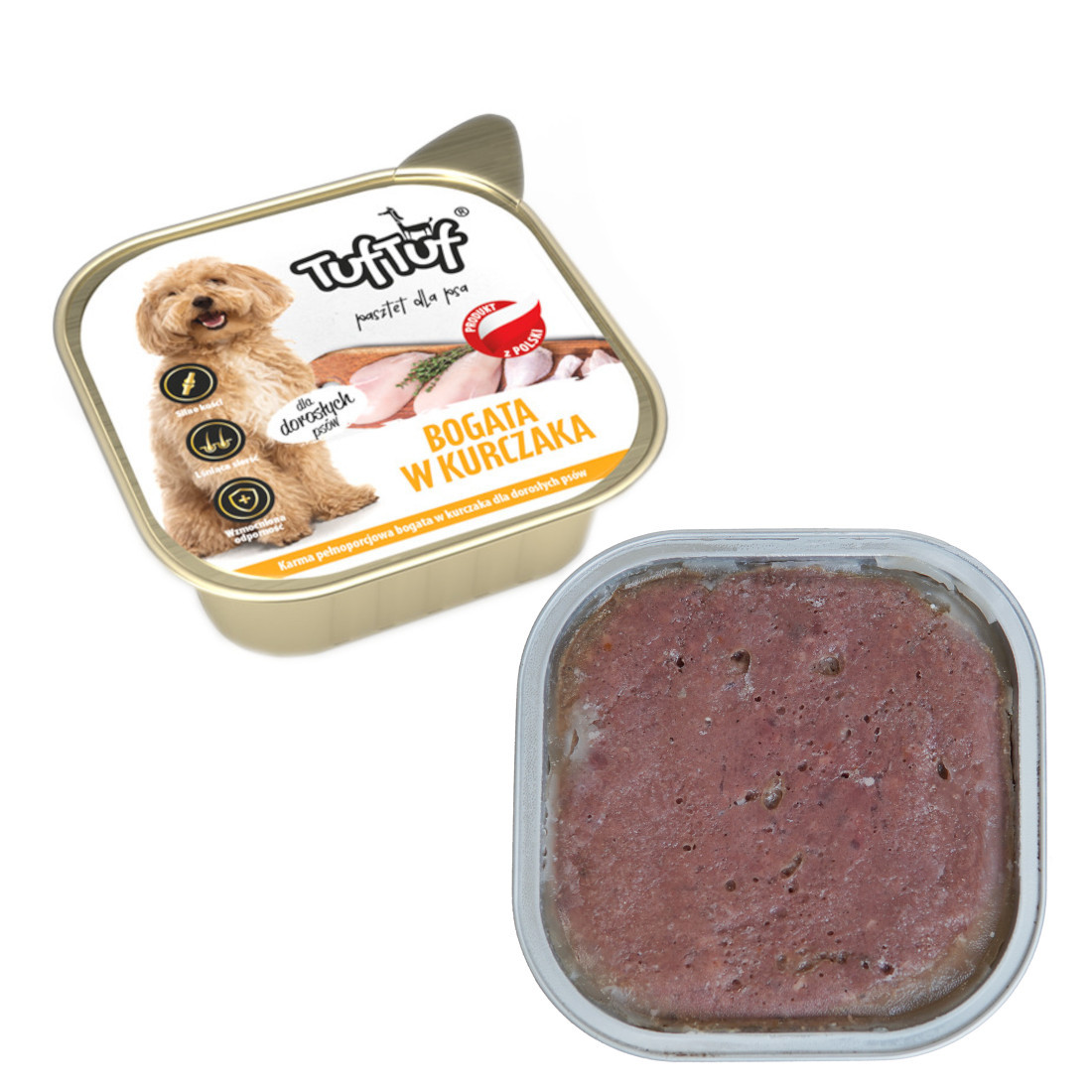 TUF TUF Alupak drůbeží paštika - vlhké krmivo pro psy - 300g - foto 1
