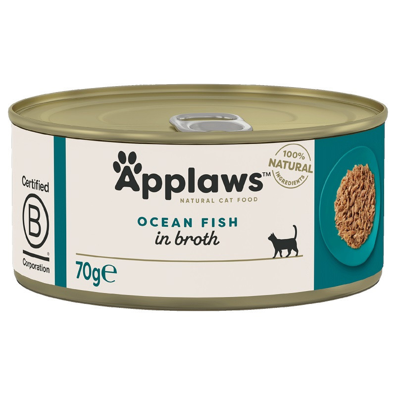  APPLAWS Cat Mixed Flavours - mokré krmivo pro kočky - 12x70g - foto 3
