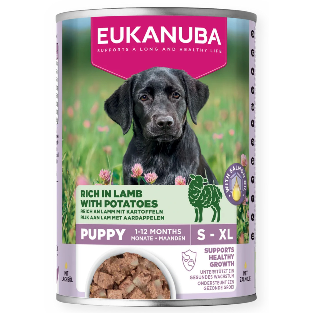 EUKANUBA Life Care Puppy MIX příchutí - vlhké krmivo pro psy - 12x400g - foto 5