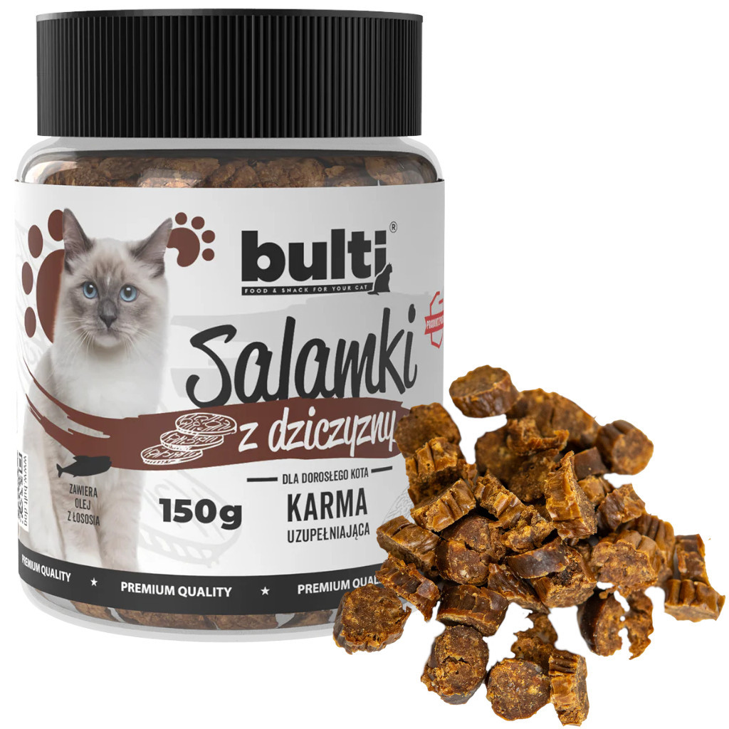 BULTI Venison - pamlsek pro kočky - 4x150g - foto 1