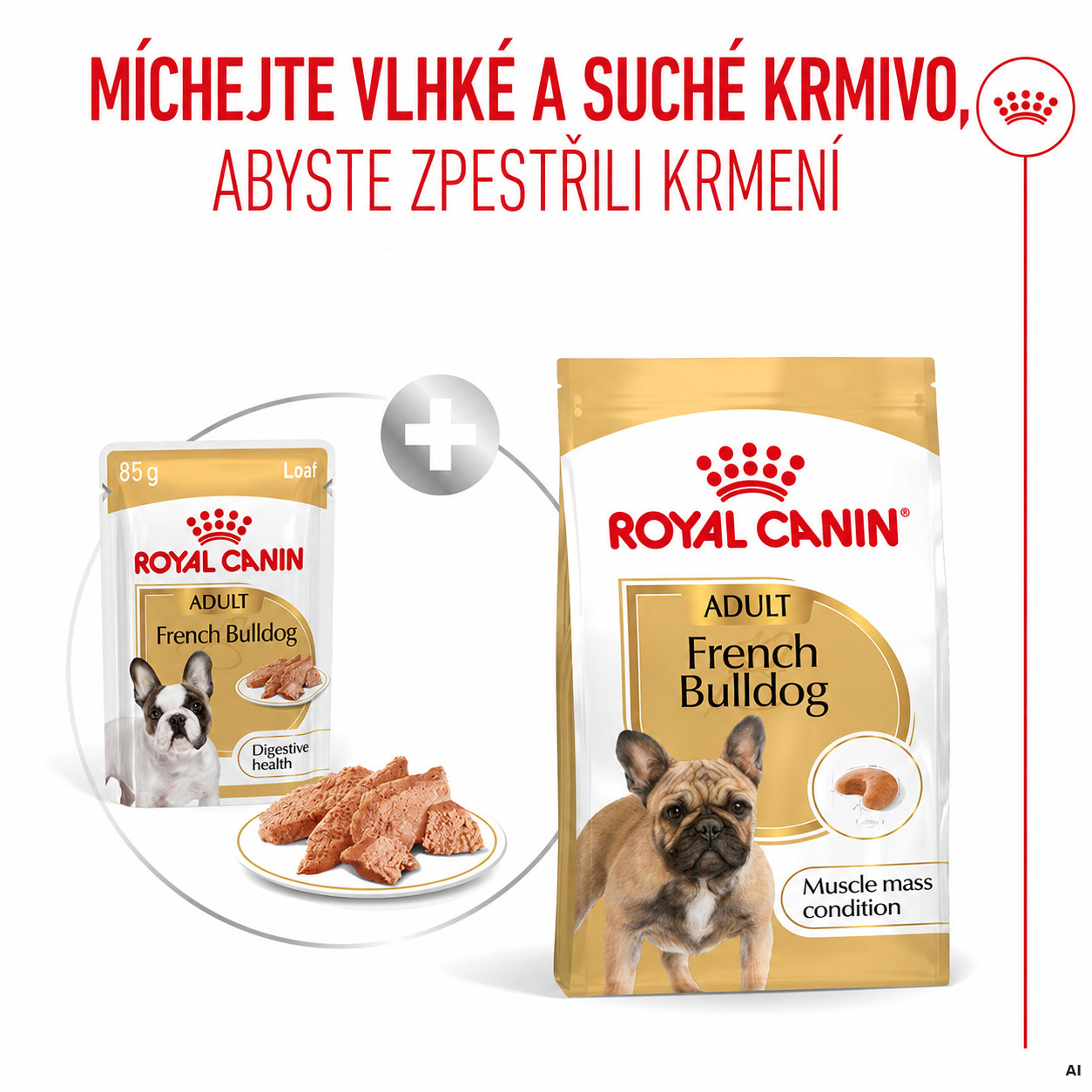 ROYAL CANIN® French Bulldog Adult mokré krmivo, paštika pro dospělé psy plemene francouzský buldoček - foto 3