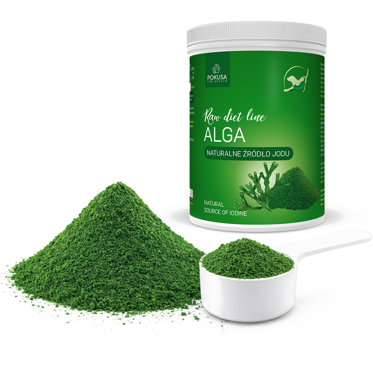 POKUSA RawDietLine Alga - doplňky stravy pro psy a kočky - 1200g - foto 3
