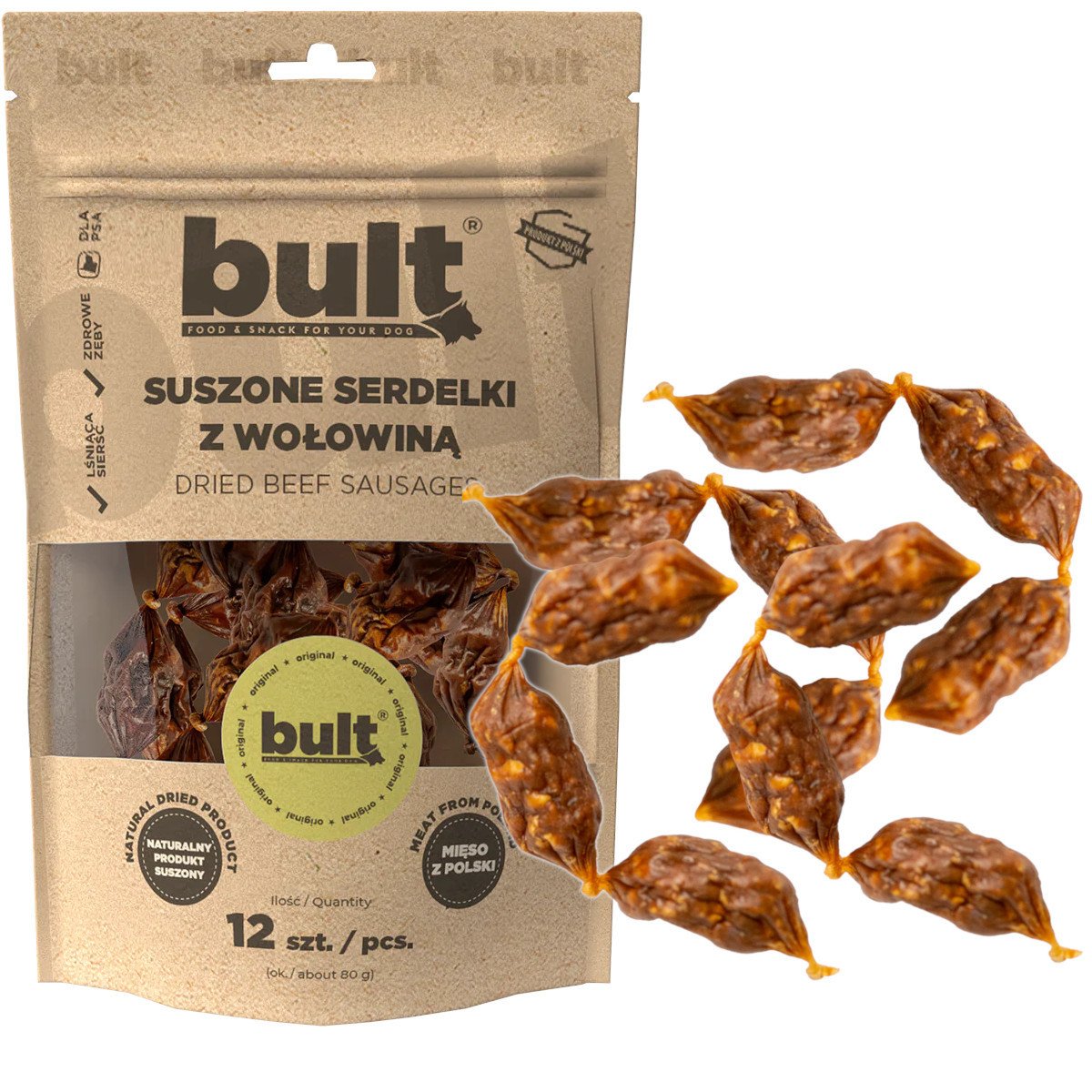 BULT Dried beef sausages - pamlsek pro psa - 12 - foto 1
