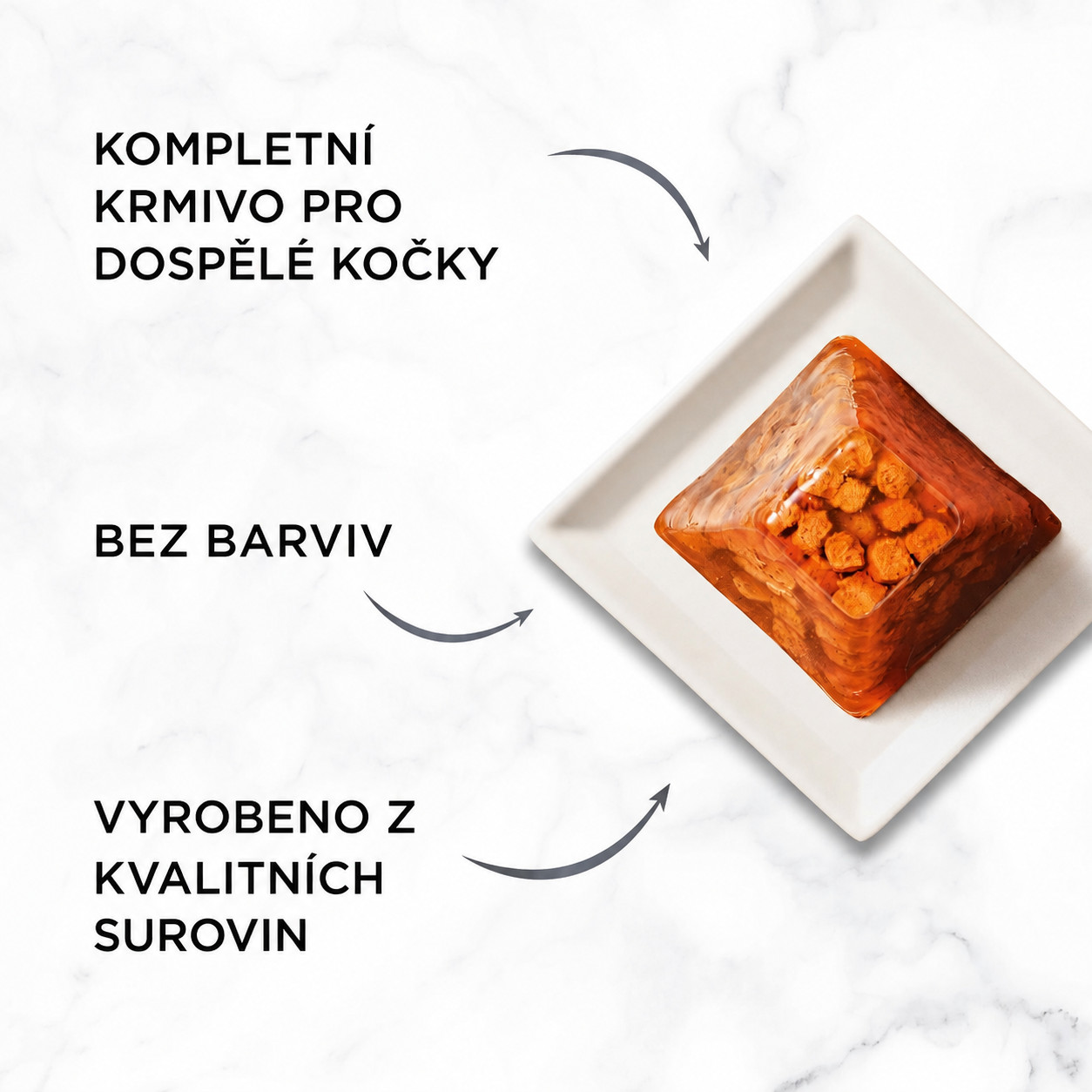 PURINA Gourmet Revelations Chunks in jelly with chicken Box - mokré krmivo pro kočky - 2x57g - foto 4
