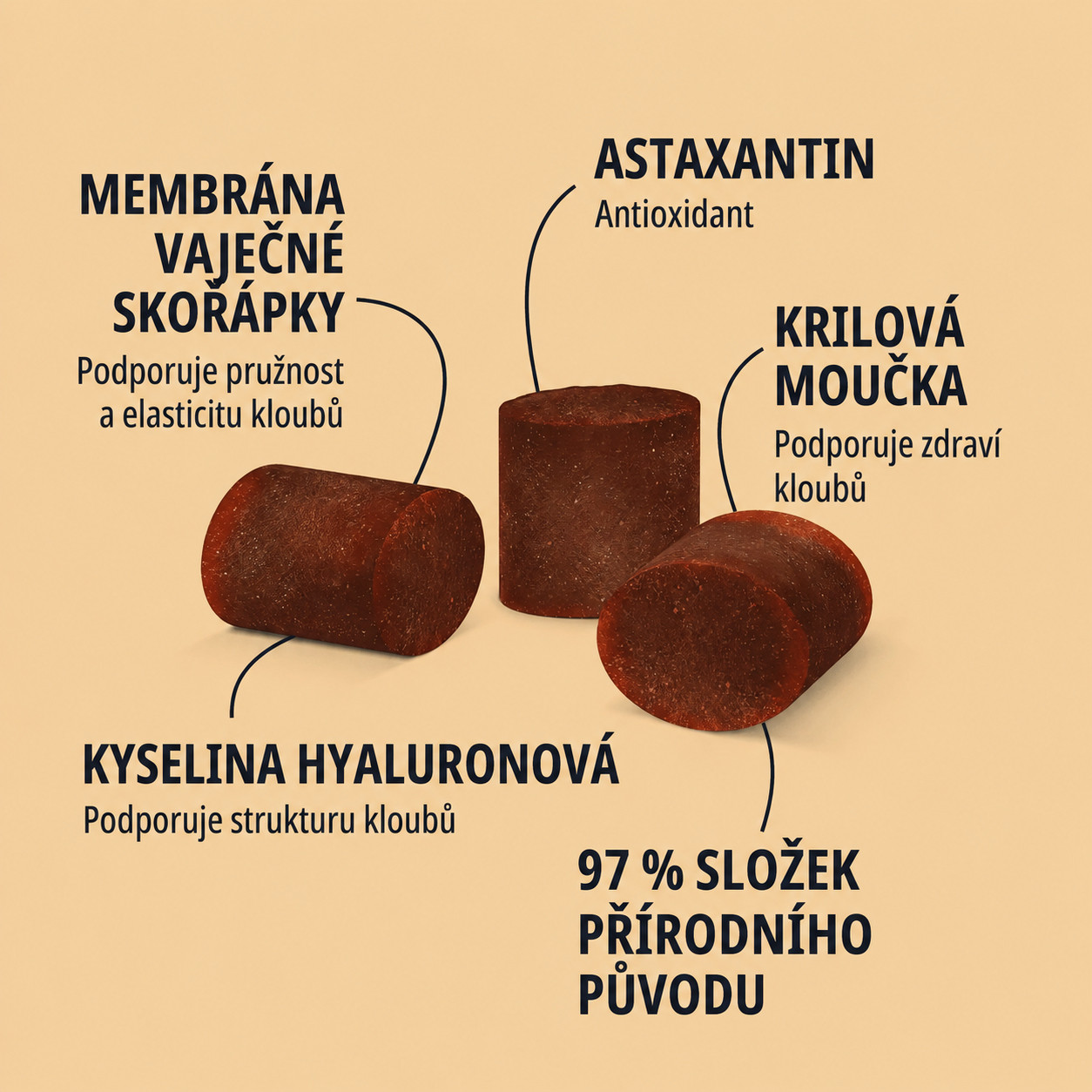 VIRBAC Movoflex Joints - potravinové doplňky pro kočky - 30 ks - foto 3