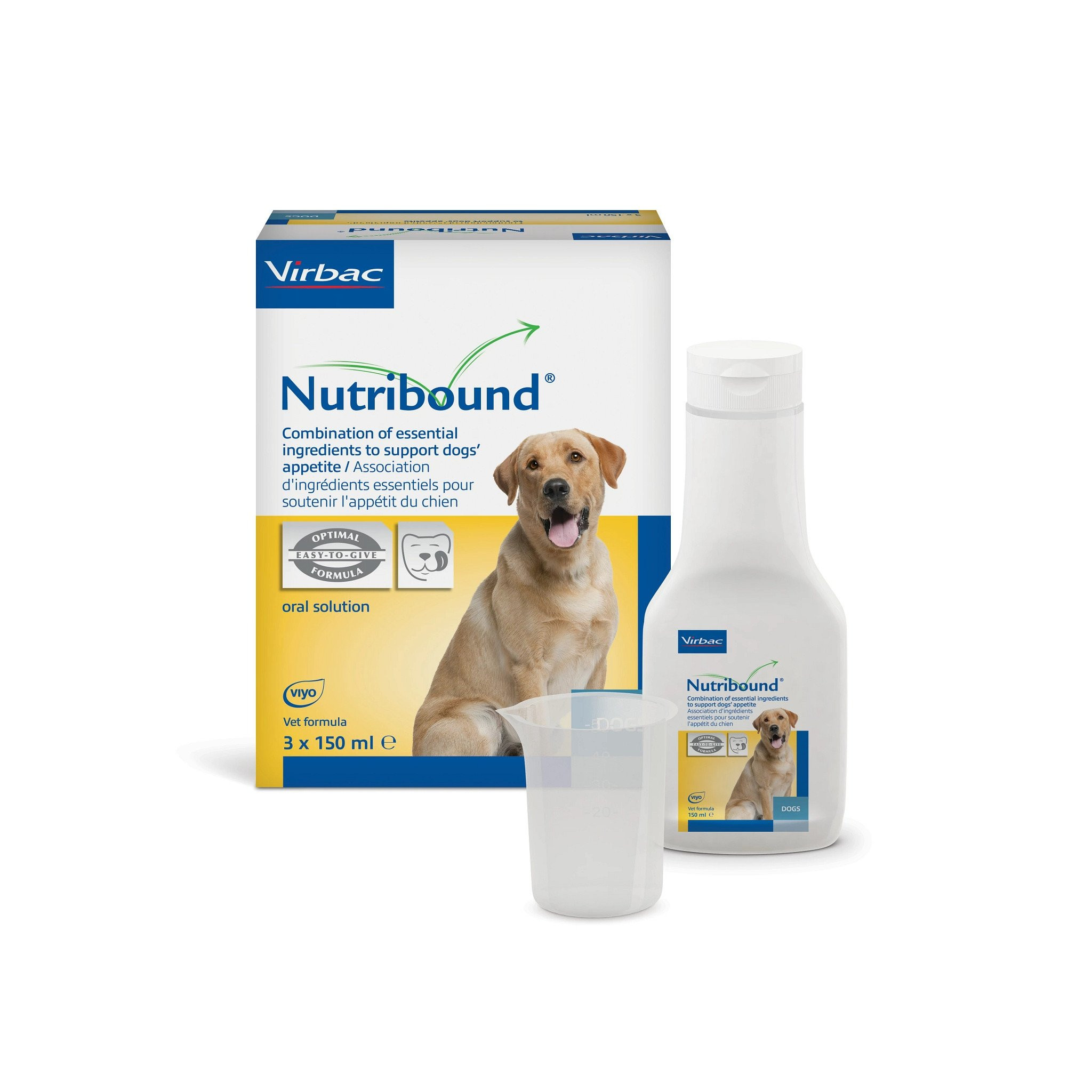 VIRBAC Nutribound Convalescence - doplňky stravy pro psy - 3x150ml - foto 2