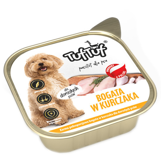 TUF TUF Alupak drůbeží paštika - vlhké krmivo pro psy - 300g - foto 3