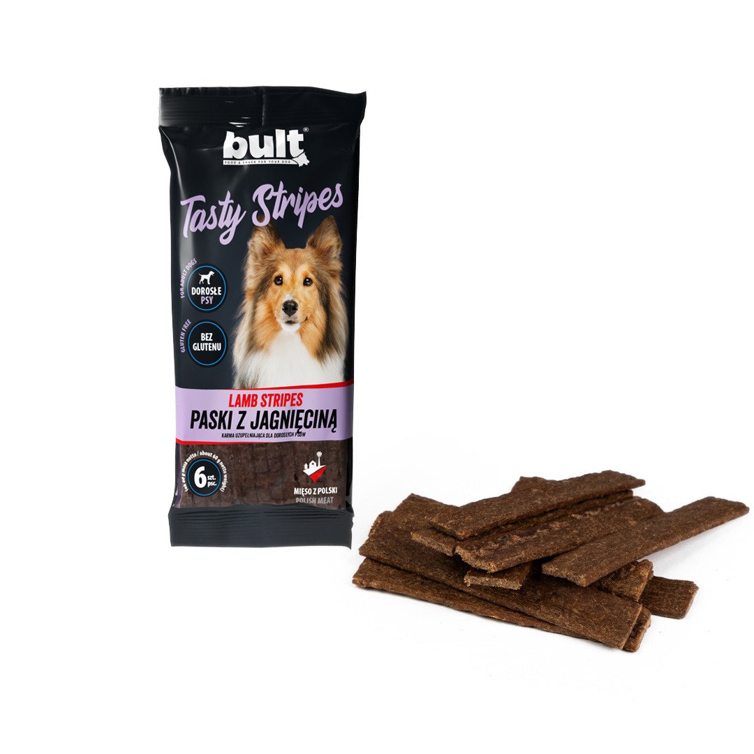 BULT Tasty stripes Lamb - pamlsek pro psa - 6 ks - foto 1