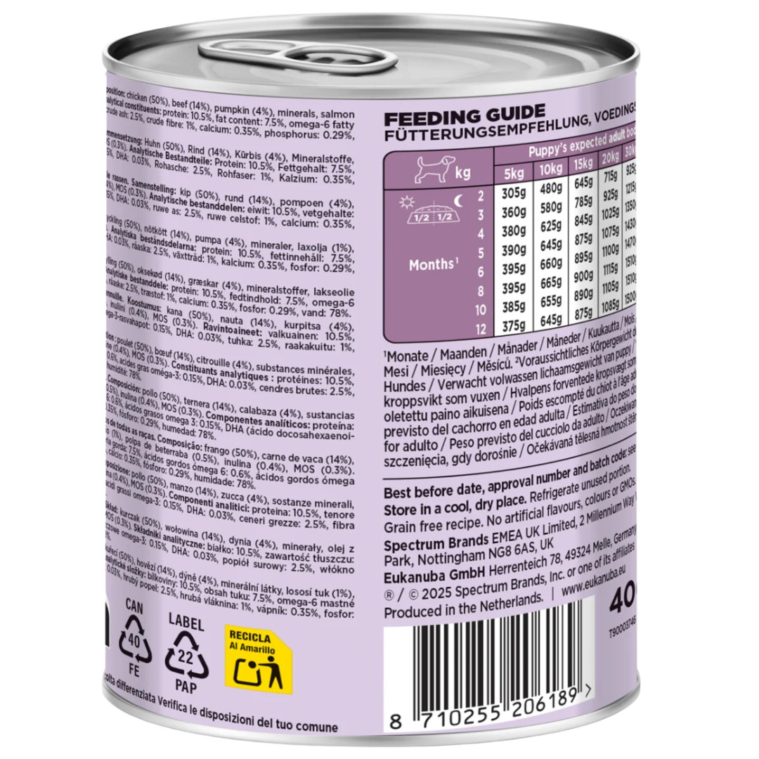 EUKANUBA Life Care Puppy MIX příchutí - vlhké krmivo pro psy - 12x400g - foto 2