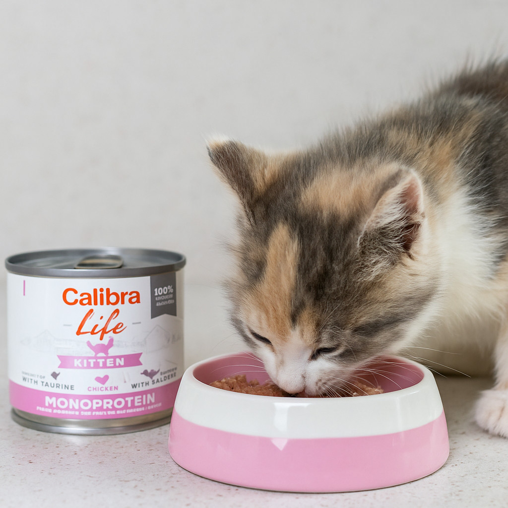 CALIBRA Cat Life Kitten Chicken - mokré krmivo pro kočky - 200g - foto 2