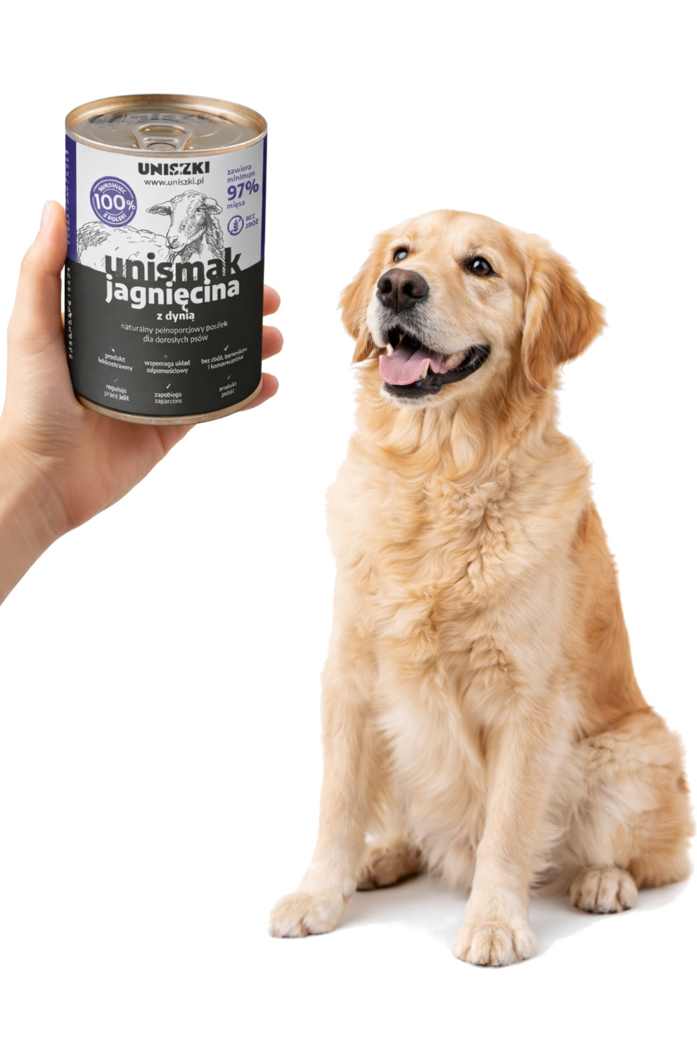 UNISZKI UNIsmak Lamb with pumpkin - vlhké krmivo pro psy - 400g - foto 3