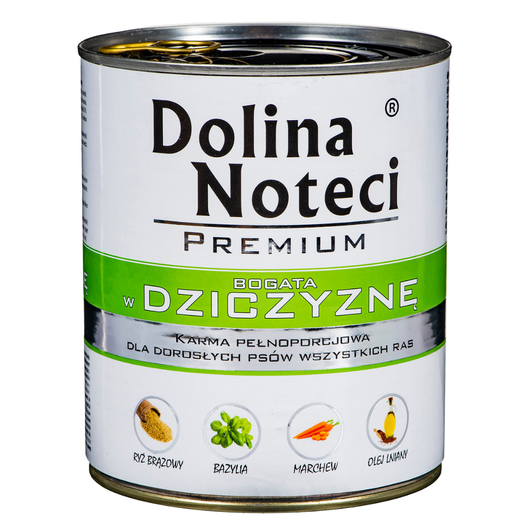 DOLINA NOTECI Premium Rich in game - Mokré krmivo pro psy - 800 g - foto 1