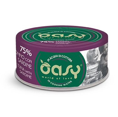 OASY More Love Tuna with sardine - mokré krmivo pro kočky - 70g - foto 1