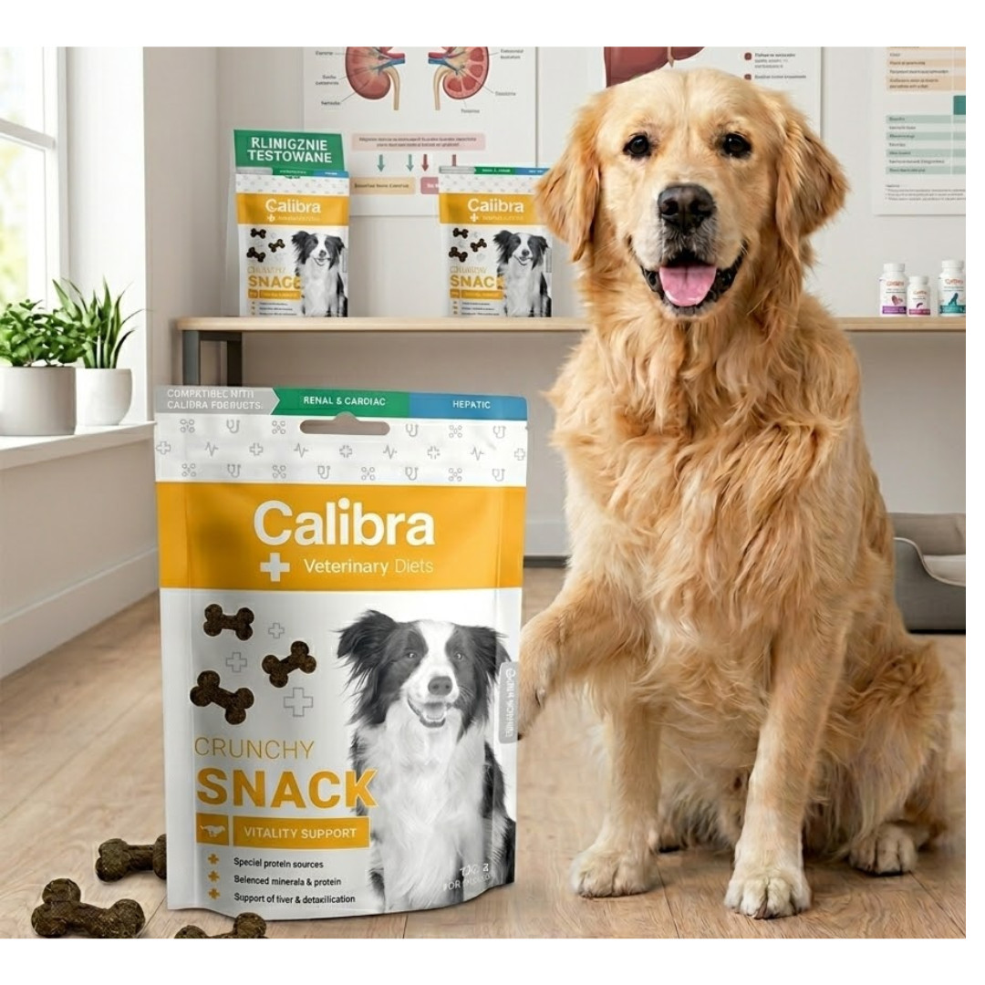 CALIBRA VD Dog Crunchy Snack Vitality Support - pamlsek pro psy - 120g - foto 2