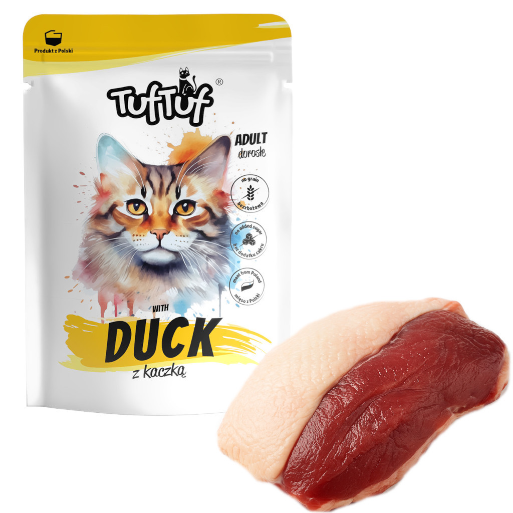 TUF TUF Mielonka Mix 4 příchutě - mokré krmivo pro kočky - 12x300g - foto 9