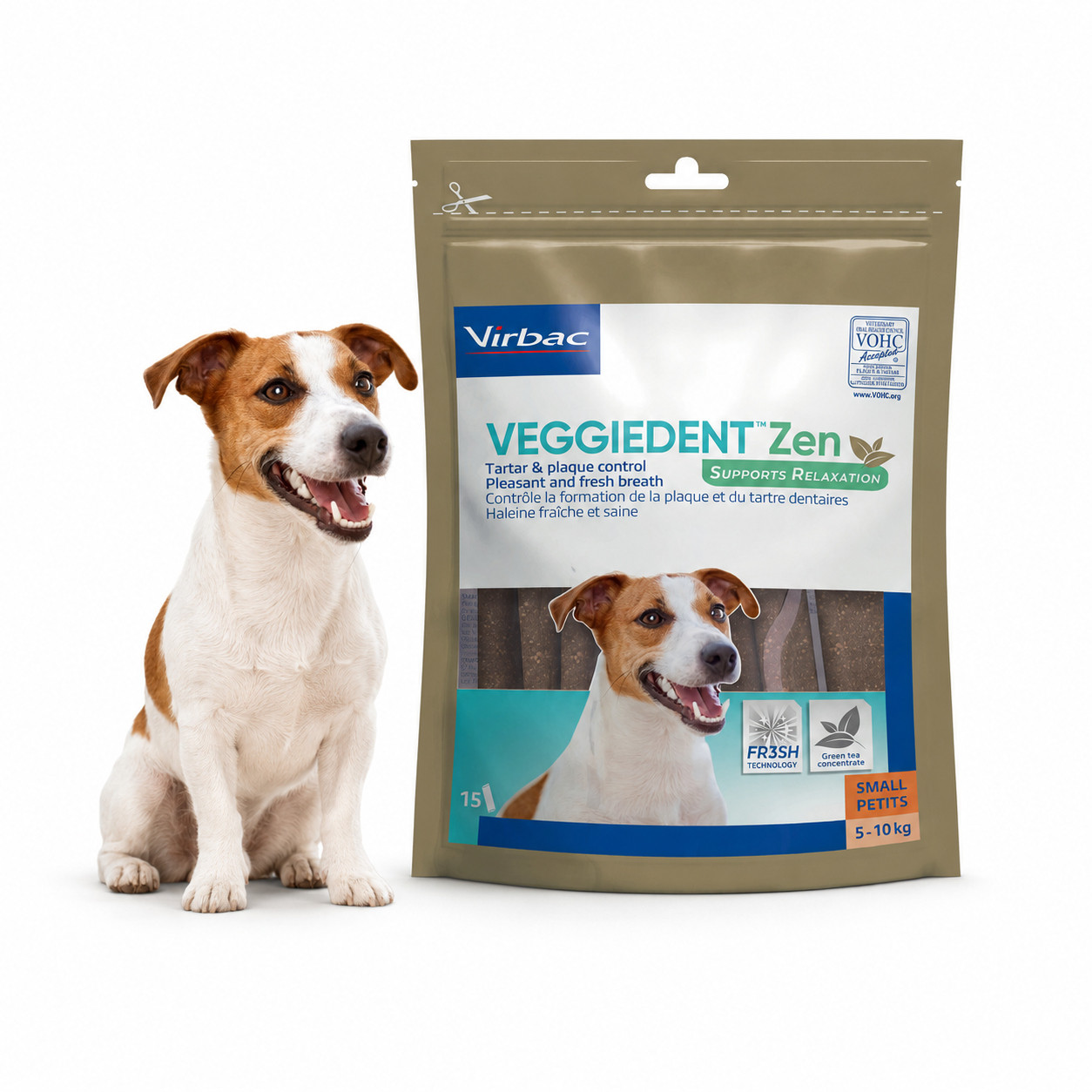 VIRBAC Veggiedent Zen S - psí pamlsek - 228g - foto 4