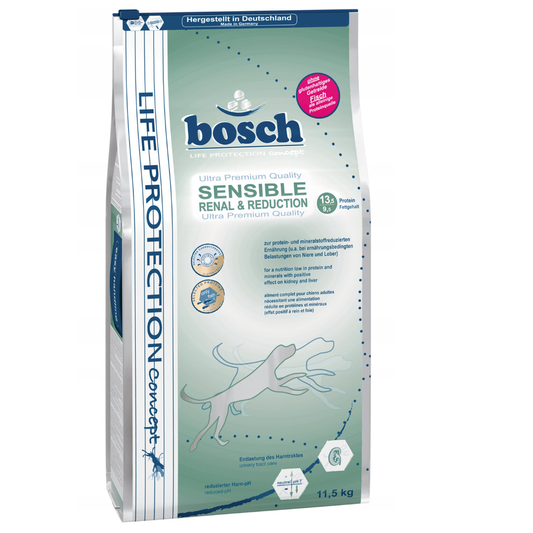 BOSCH LPC Sensible Renal Reduction Nízkobílkovinné – suché krmivo pro psy – 11,5 kg - foto 1