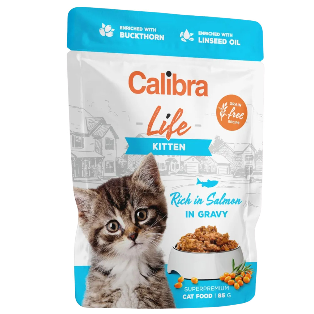 CALIBRA Cat Life pouches Kitten Multipack - mokré krmivo pro kočky - 12x85g - foto 3