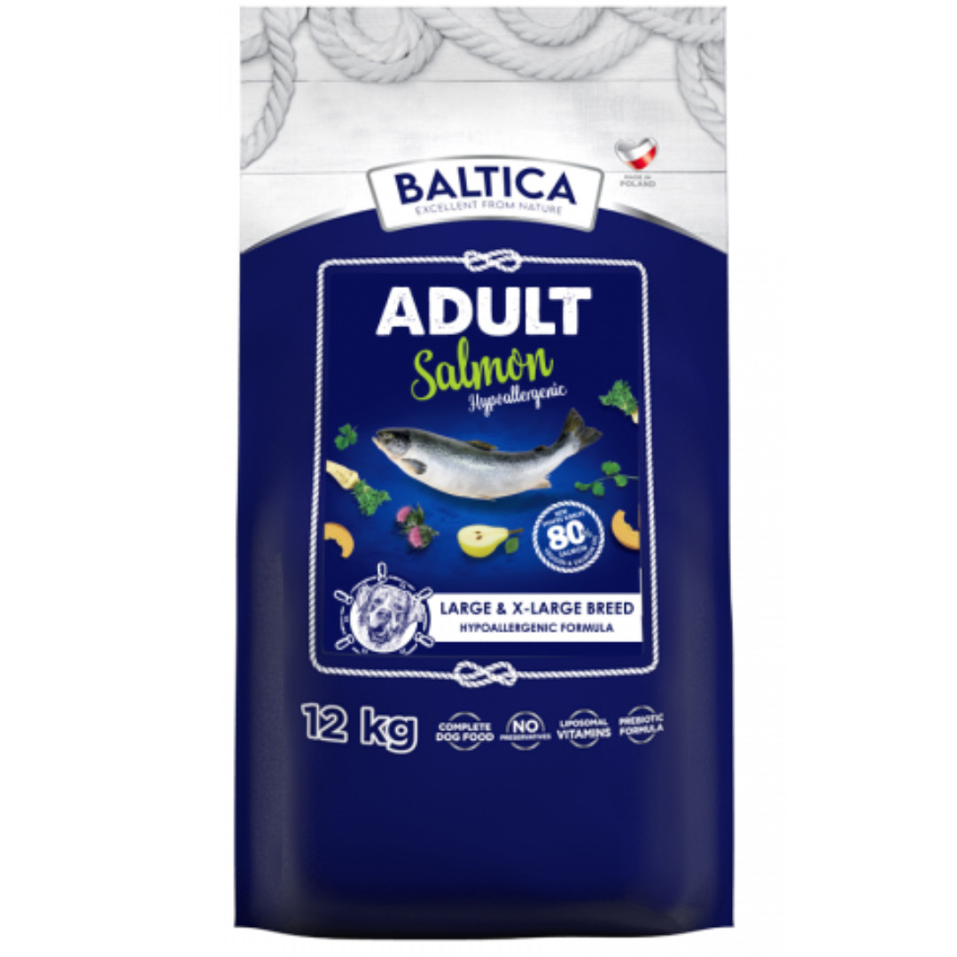 BALTICA Excellent Hypoallergenic Adult Large and X-Large breeds Mono Salmon - suché krmivo pro psy - 12kg - foto 1