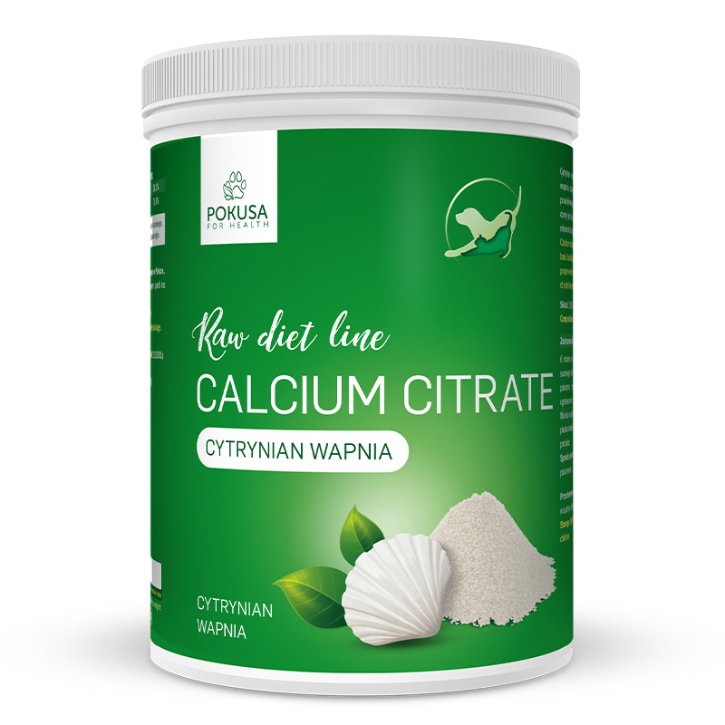 POKUSA RawDietLine Calcium Citrate - doplňky stravy pro psy a kočky - 1000g - foto 1