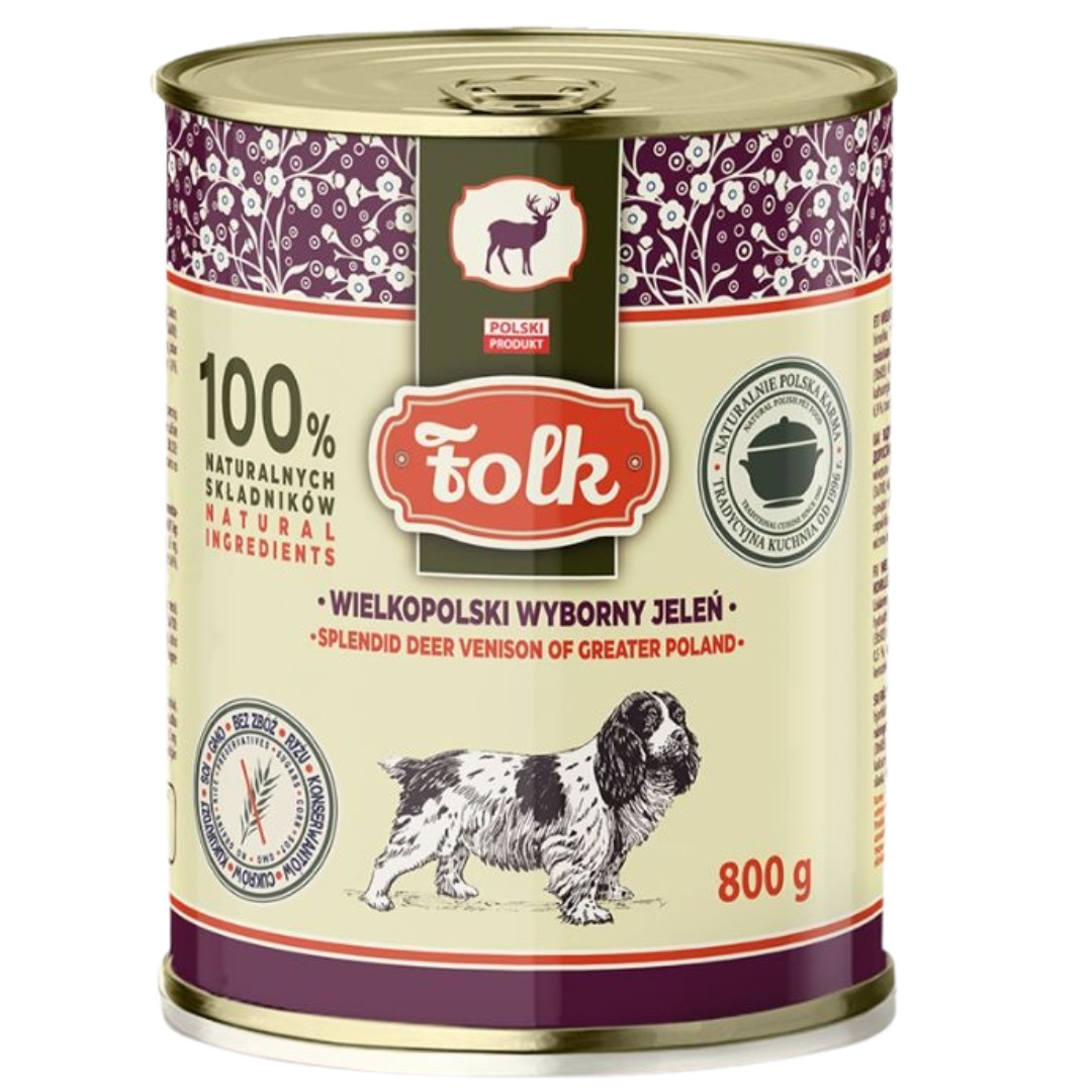FOLK MIX 3 příchutě – mokré krmivo pro psy – 6x800g - foto 5