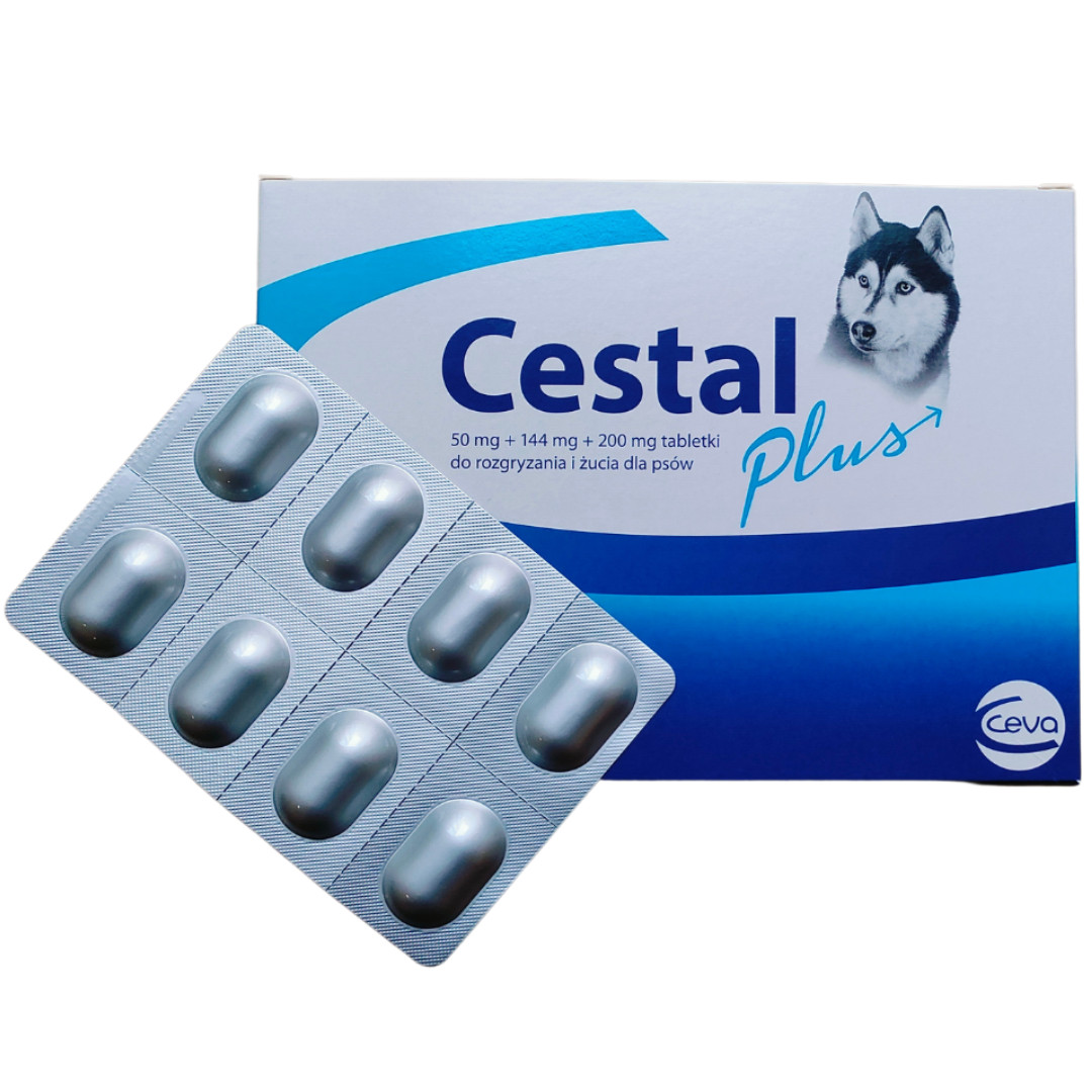 CEVA Cestal Plus - tablety na odčervení pro psy - 8 ks - foto 2