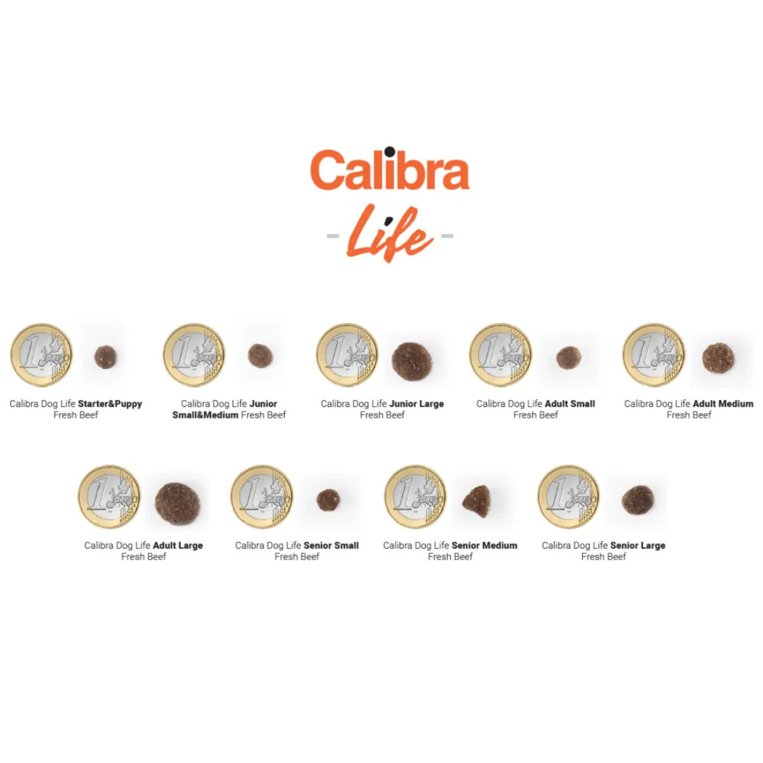 CALIBRA Dog Life Adult Small Fresh Beef - suché krmivo pro psy - 1,5kg - foto 2