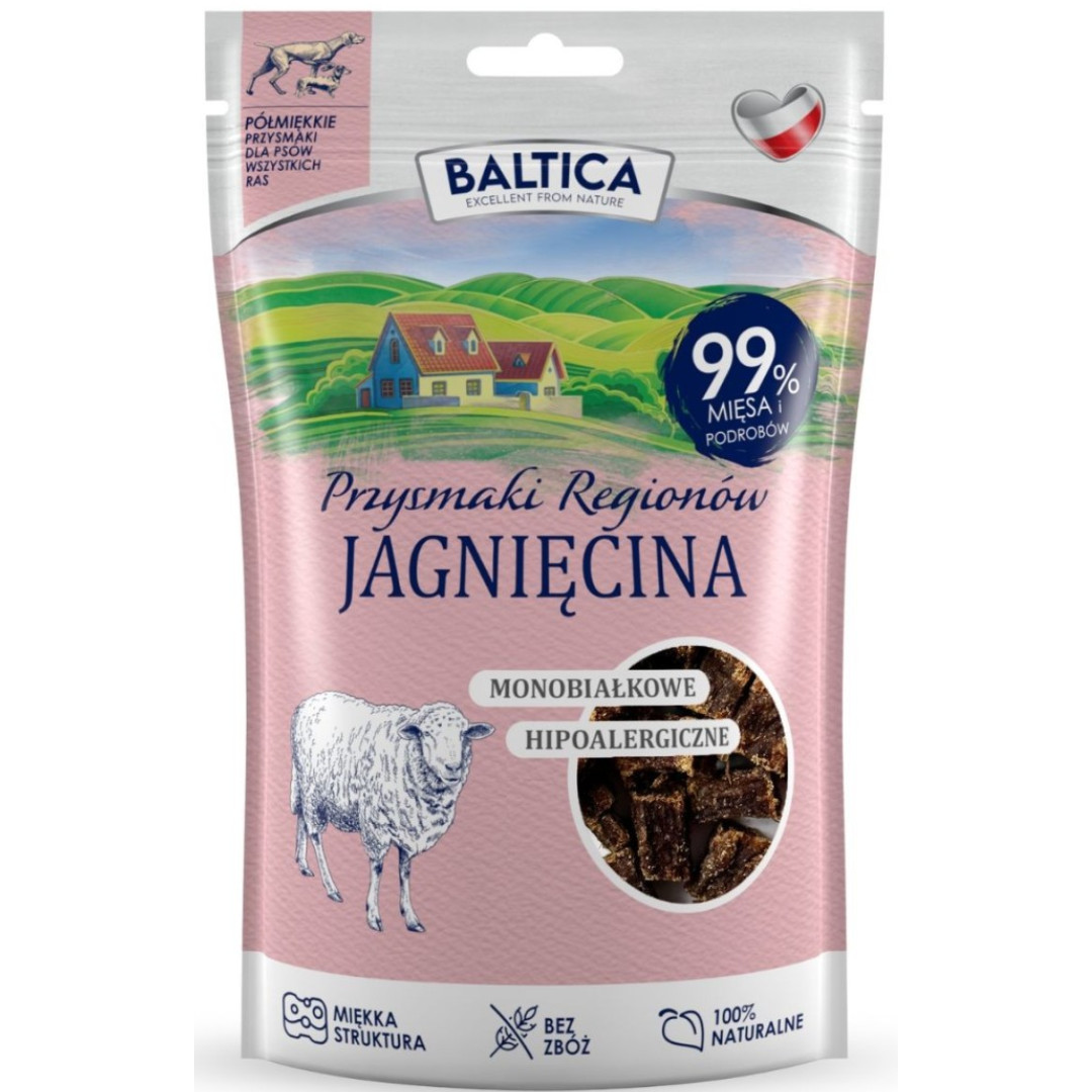 BALTICA Przysmaki regionów Mono Lamb - pamlsek pro psa - 80g - foto 1
