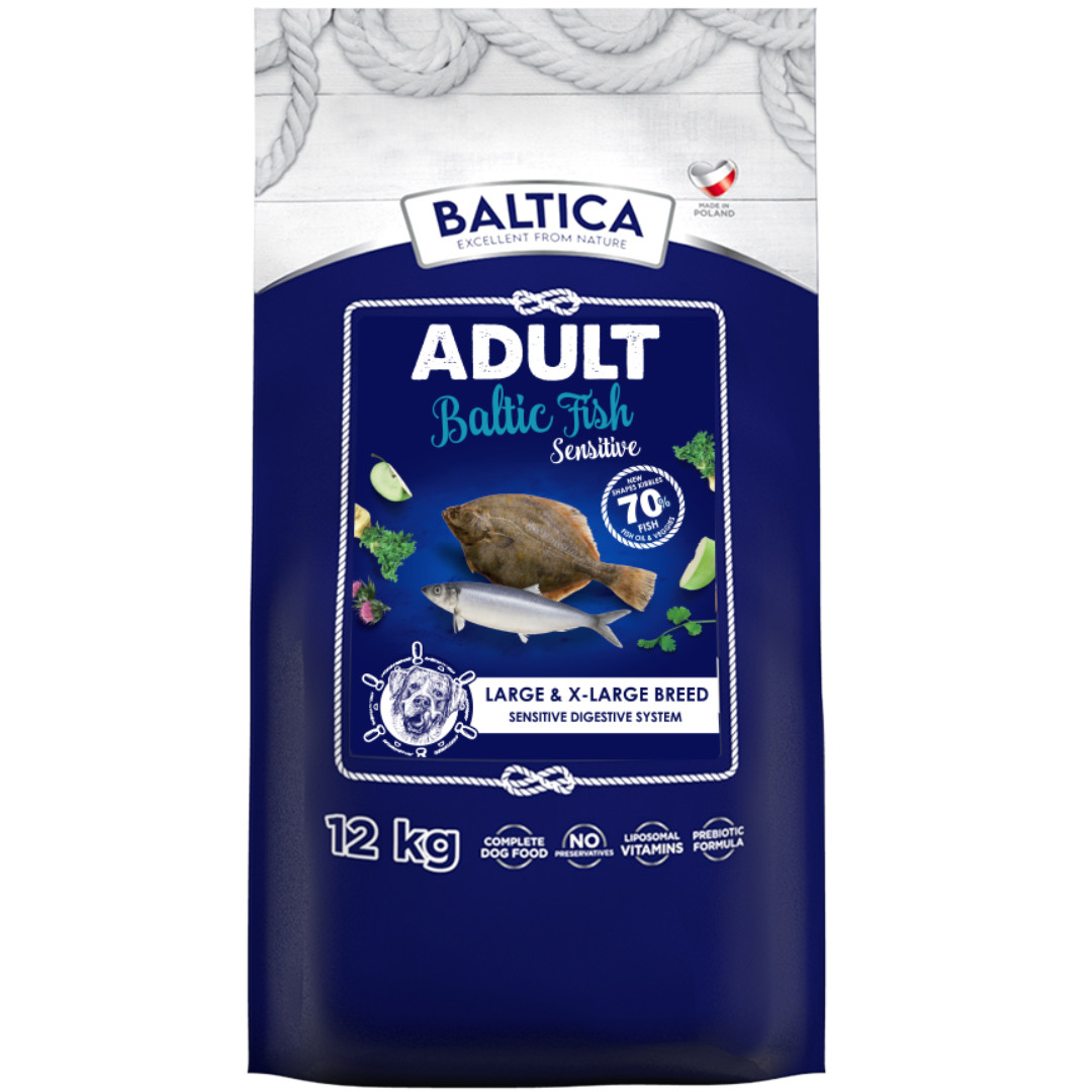 BALTICA Excellent Adult Sensitive Baltic Fish L/XL - suché krmivo pro psy - 12kg - foto 1