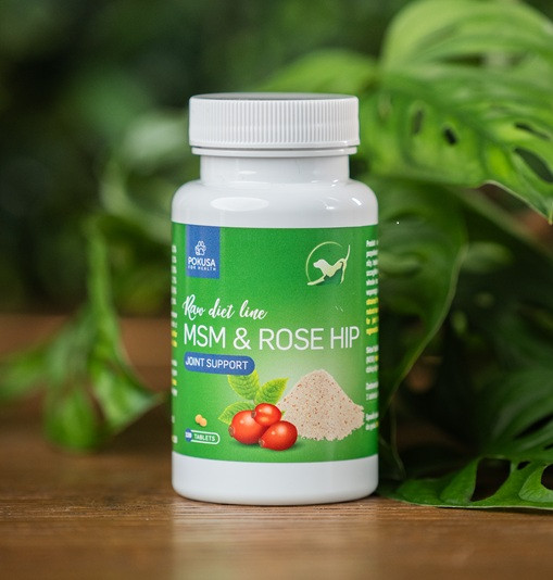 POKUSA RawDietLine MSM & Rosehip - doplňky stravy pro psy a kočky - 120 ks - foto 3