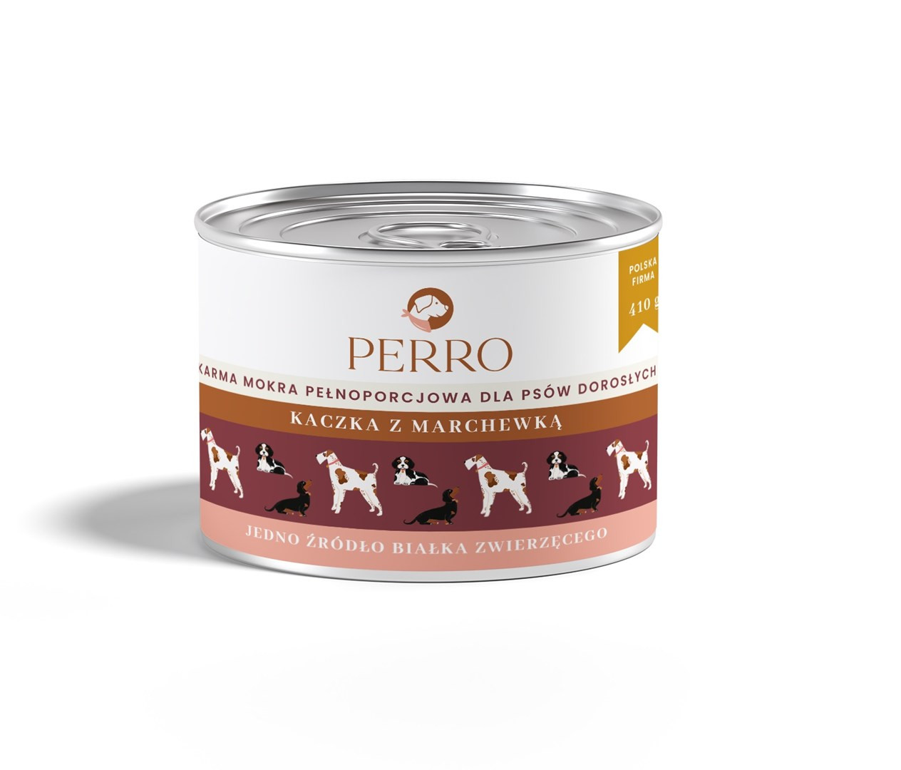 PERRO Duck with carrot - mokré krmivo pro psy - 410g - foto 4