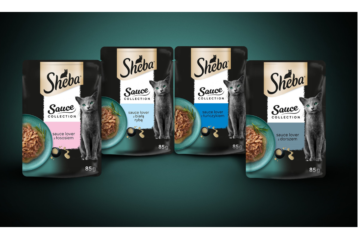 SHEBA Sauce Collection Kolekce rybích příchutí - mokré krmivo pro kočky - 40x85 g - foto 4