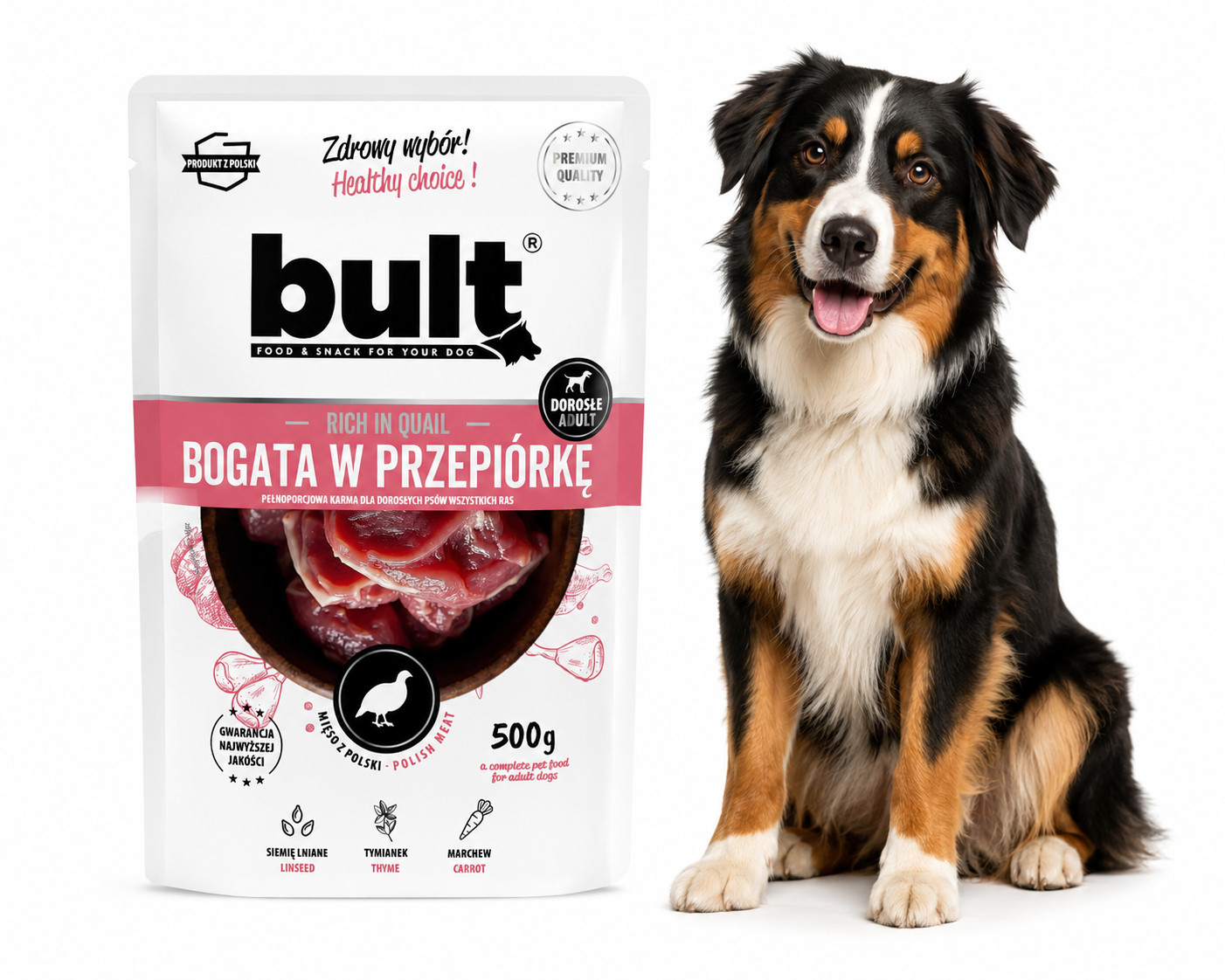 BULT Mielonka Bogata w Mix 8 Smaków - mokra karma dla psa - 20x500g - foto 3