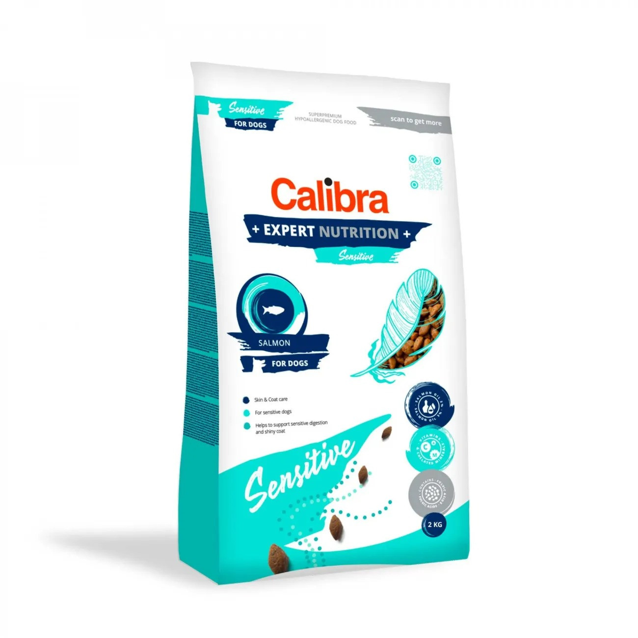 CALIBRA Dog Expert Nutrition Sensitive Salmon - suché krmivo pro psy - 2kg - foto 1