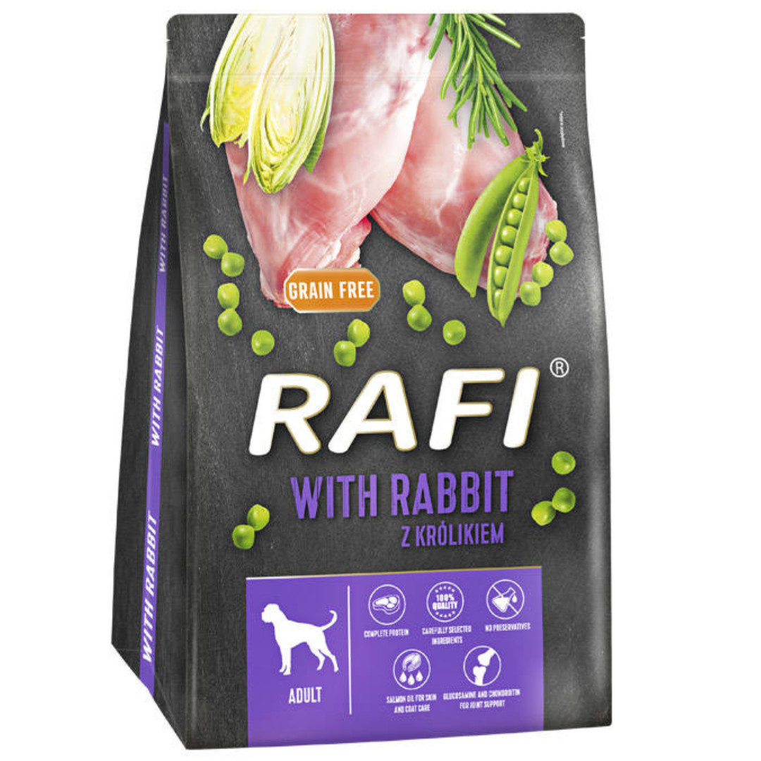 RAFI with rabbit - suché krmivo pro psy - 3kg - foto 1