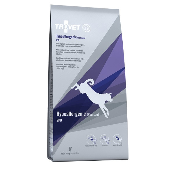 TROVET Hypoallergenic VPD Venison - suché krmivo pro psy - 3kg - foto 2