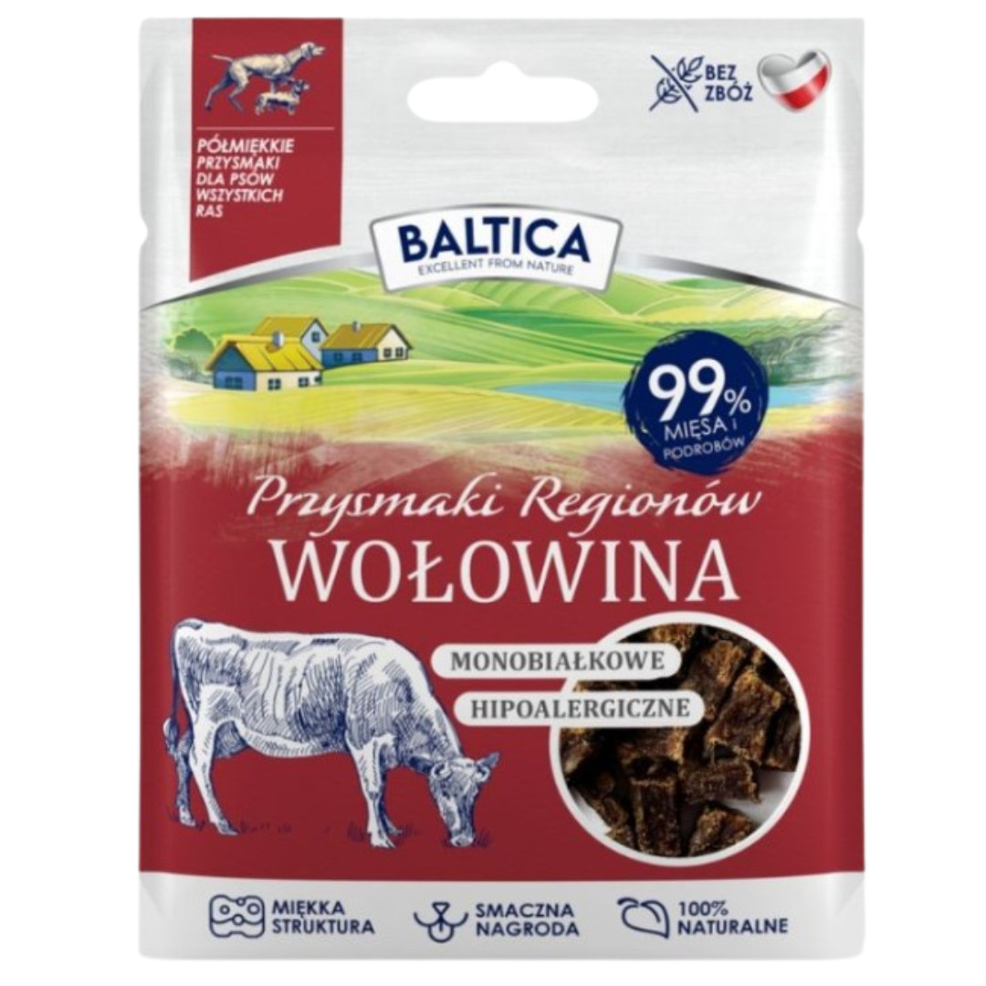 BALTICA Przysmaki regionów Mono Beef - pamlsek pro psa - 30g - foto 1