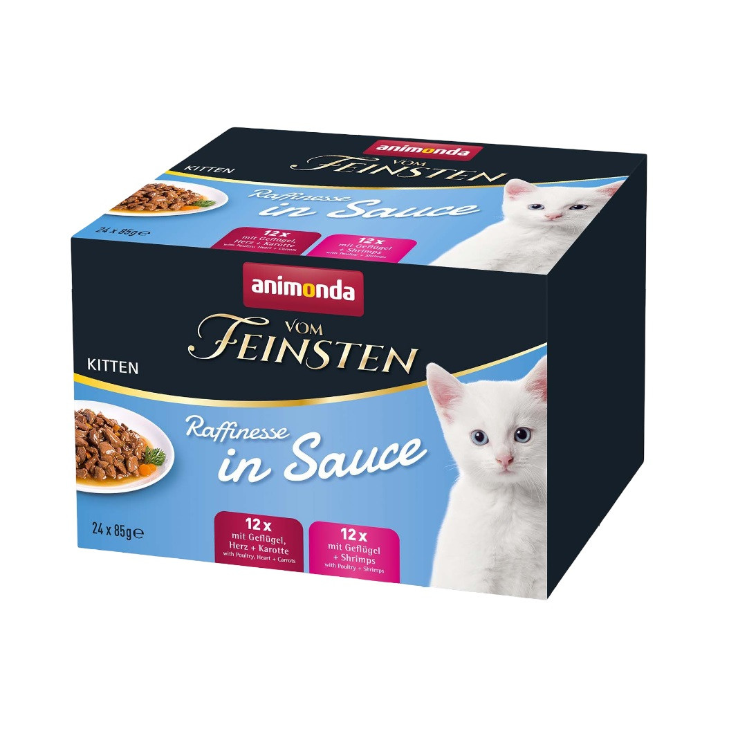 ANIMONDA Vom Feinsten Kitten Raffinesse in sauce - mokré krmivo pro kočky - 24x85g - foto 1
