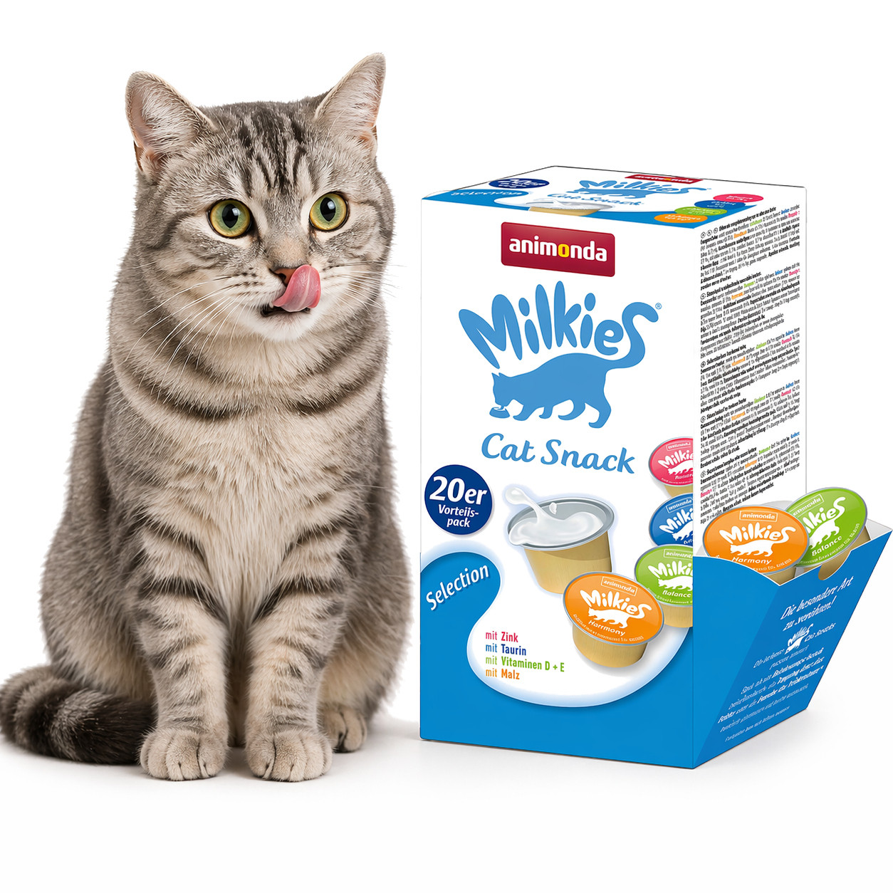 ANIMONDA Milkies Selection - pamlsek pro kočky - 20x15g - foto 2