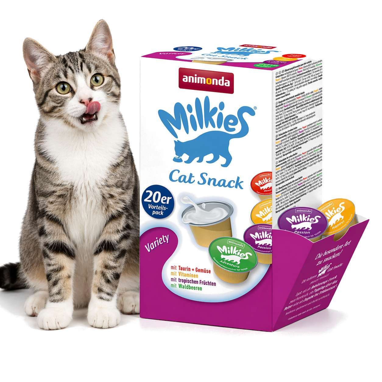 ANIMONDA Milkies Variety - pamlsek pro kočky - 20 x 15g - foto 2