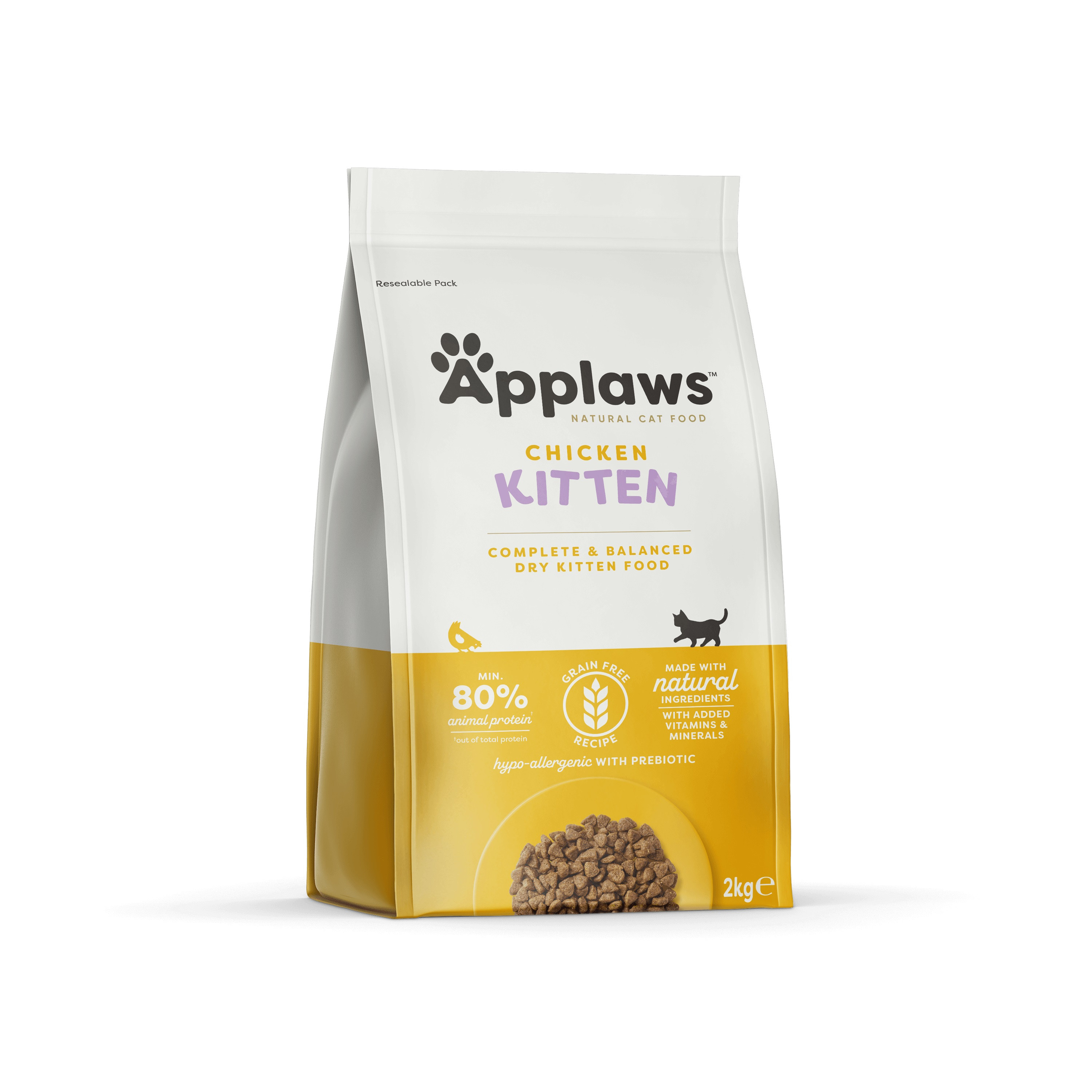 APPLAWS Kitten Chicken - suché krmivo pro kočky - 2kg - foto 1