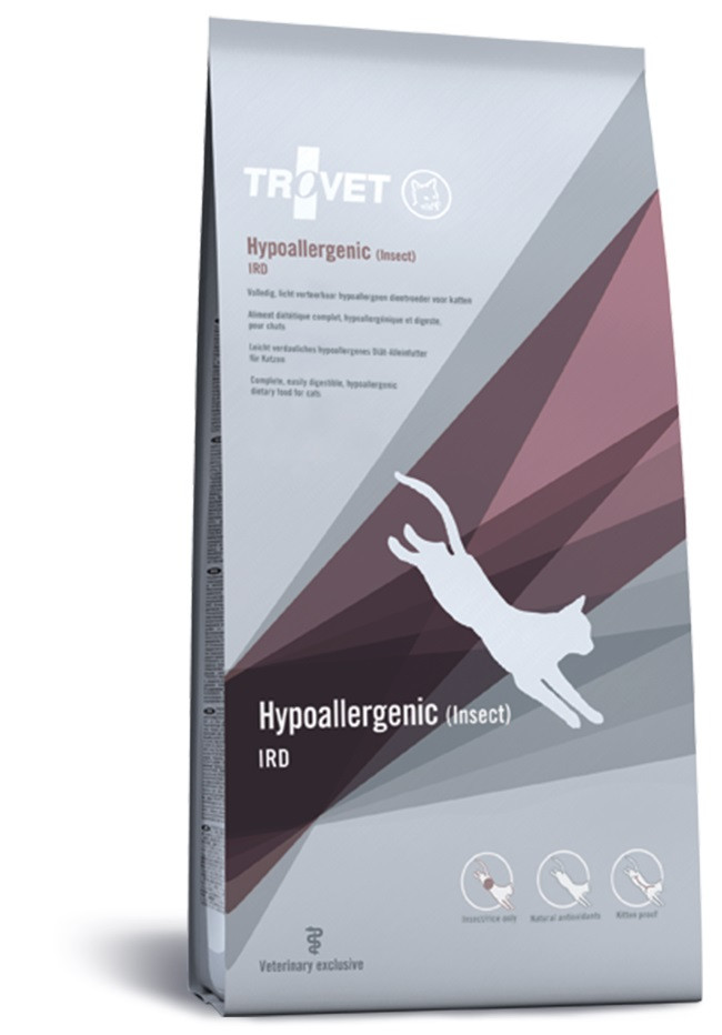 TROVET Hypoallergenic IRD with insect - suché krmivo pro kočky - 3 kg - foto 2