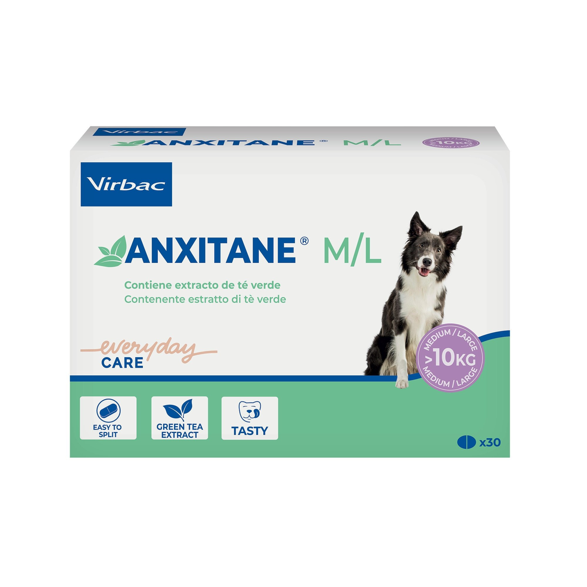 VIRBAC Anxitane Medium & Large - uklidňující přípravek pro psy - 30 tablet - foto 2