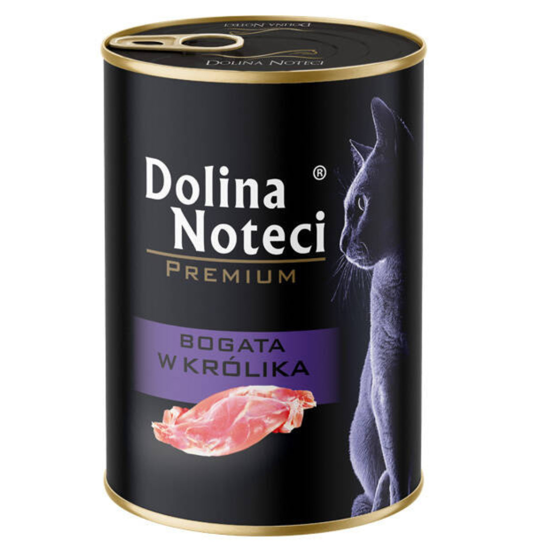 DOLINA NOTECI Premium Rich in rabbit - mokré krmivo pro kočky - 400g - foto 1
