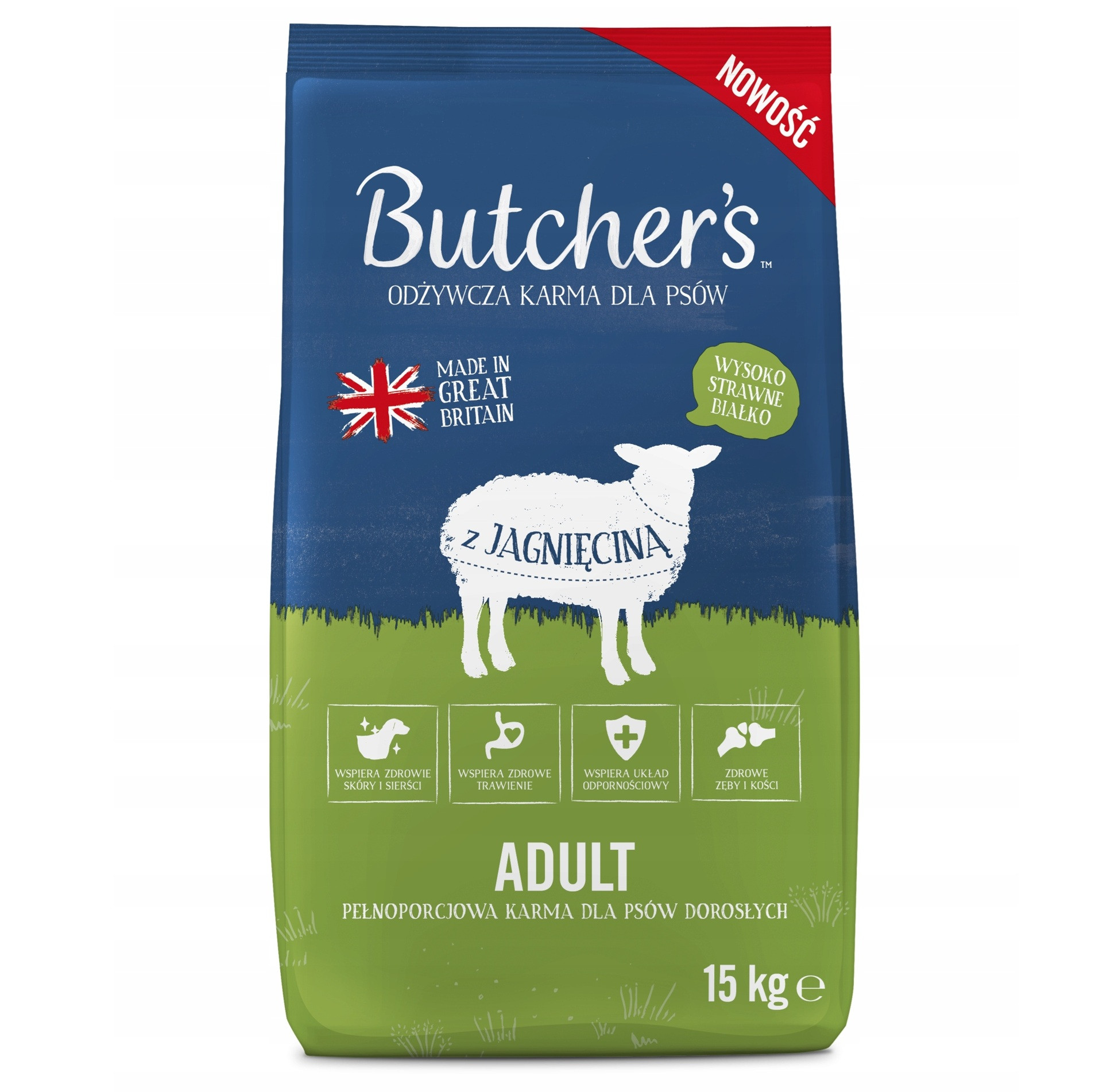 BUTCHER'S Original Lamb - suché krmivo pro psy - 15kg - foto 1